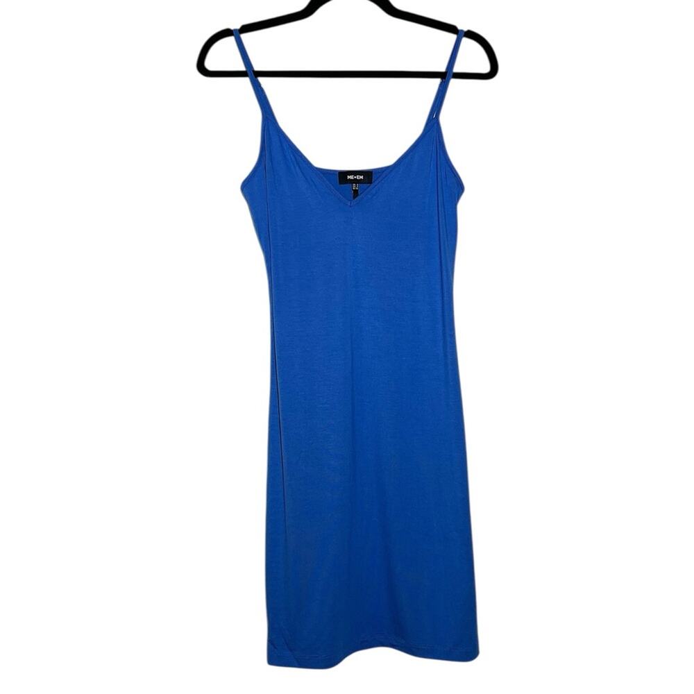 Me+Em Blue Casual Tank Slip Dress - 4